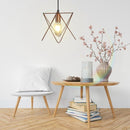 Pendente Lustre Aramado Estrela Cobre