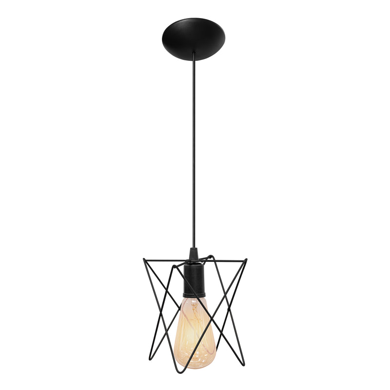 Kit com 3 Luminárias Pendente Estrela – Aramado, Bivolt, 1m Fio