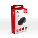 Mouse Usb Fio C3tech Ms-20bk 3 Botões Preto Pc Notebook