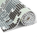 Tapete de Cozinha Antiderrapante Estampado Jogo de 3 Peças