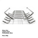 Suporte Suspenso Armario Para Organizar 12 Xicaras Cromado