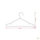 Cabide Tintureiro com Cava Cromado Kit com 6 unidades