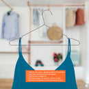 Cabide Tintureiro com Cava Cromado Kit com 6 unidades