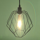 Lustre Pendente Aramado América Preto