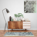 Tapete de Cozinha Antiderrapante Estampado Jogo de 3 Peças