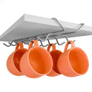 Suporte Suspenso Armario Para Organizar 12 Xicaras Cromado