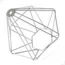 Decoração em Aramado Formato Diamante Grande Cromado